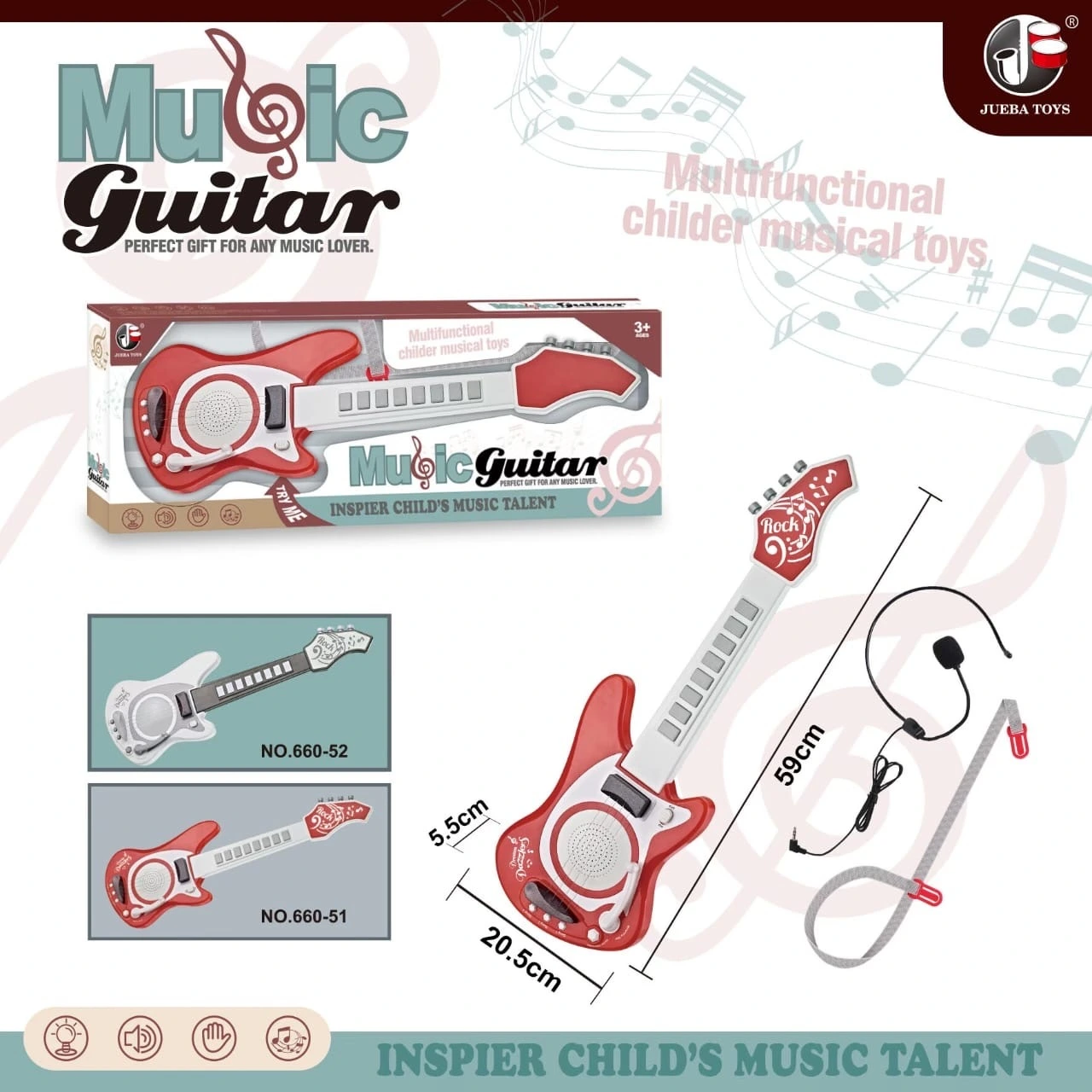 Musical Guitar For Music Lover Kids-4