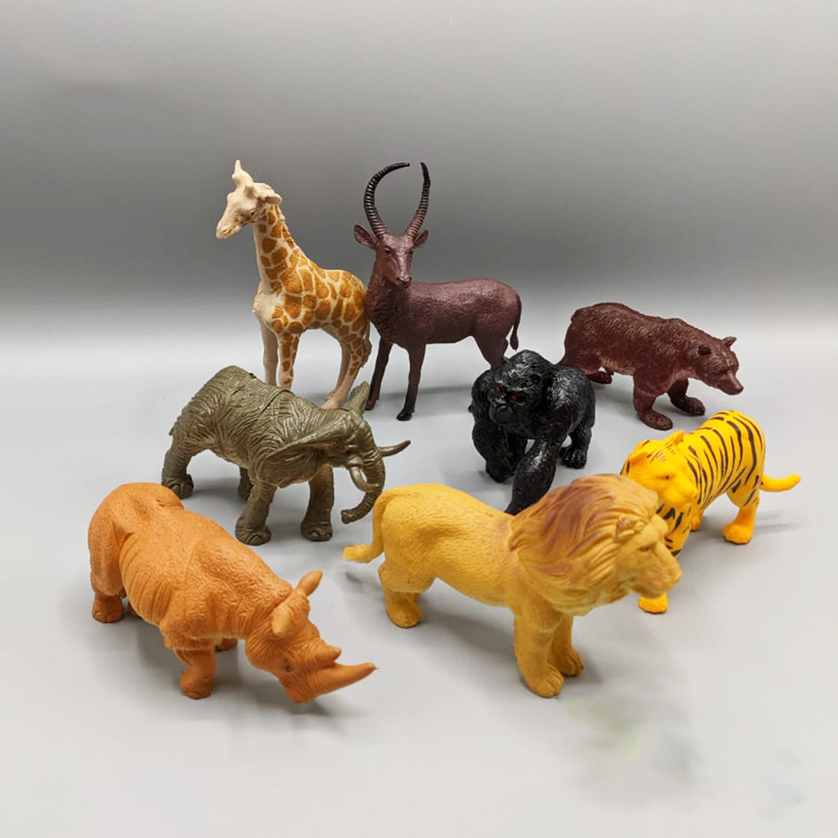 Bring the animal kingdom to life with this miniature toy set for kids! Perfect for imaginative play and learning about different animals-three.