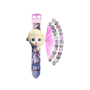 This Frozen Watch is the perfect addition to any child's toy-one collection. With its big head flip and electronic projection, it's sure to provide hours of entertainment.