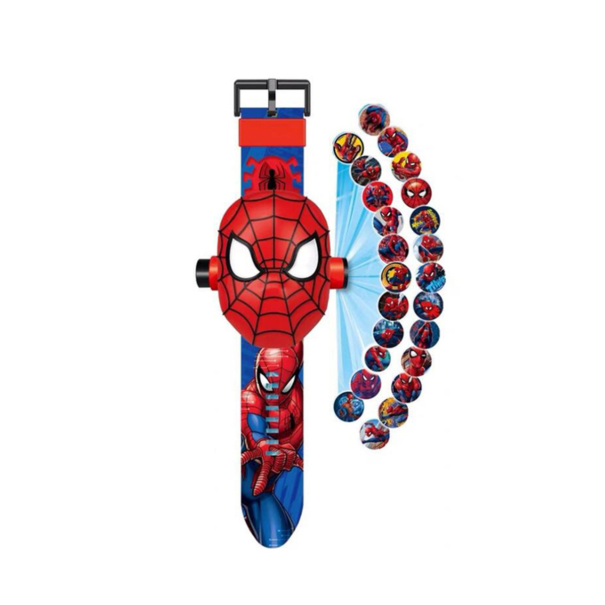 Spiderman Superheroes Disney Children Watch 3D Projection-one Cartoon