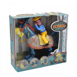 Make playtime more fun with this unique electronic cartoon donkey that features lights, amusing sound effects, and musical tunes. Get yours today!-one