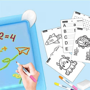 3D Magic Drawing Board With Light For Kids-three