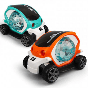 Future Car Rotate 360° with Flashing Light & Music-two