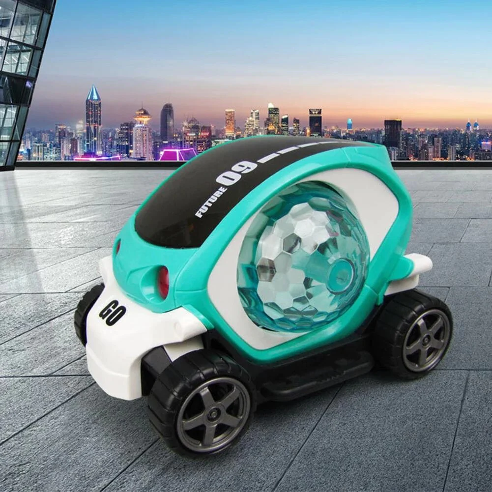 Future Car Rotate 360° with Flashing Light & Music-one