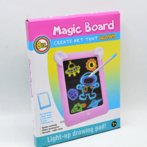 3D Magic Drawing Board With Light For Kids-four