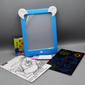 3D Magic Drawing Board With Light For Kids-five