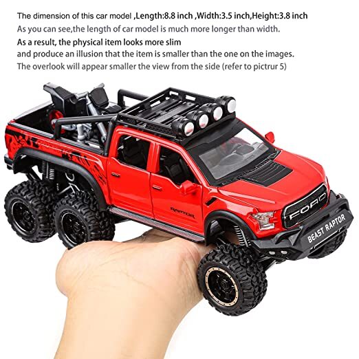 Diecast Metal Body Fort Raptor Jeep With Light & Sound-1