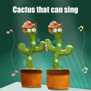 Cute Dancing and Talking Cactus Toy-two