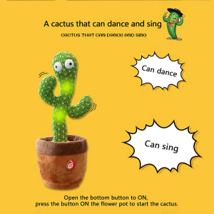 Cute Dancing and Talking Cactus Toy-five