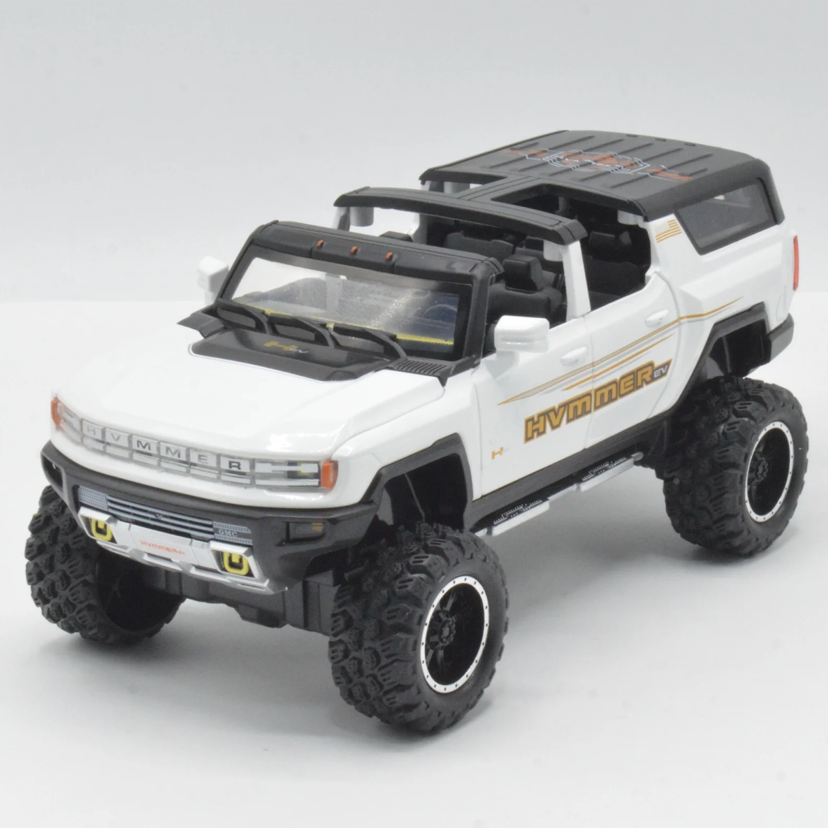 Diecast Hummer GMC Truck with Light & Sound-5