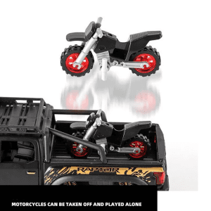 Diecast Metal Body Fort Raptor Jeep With Light & Sound-5