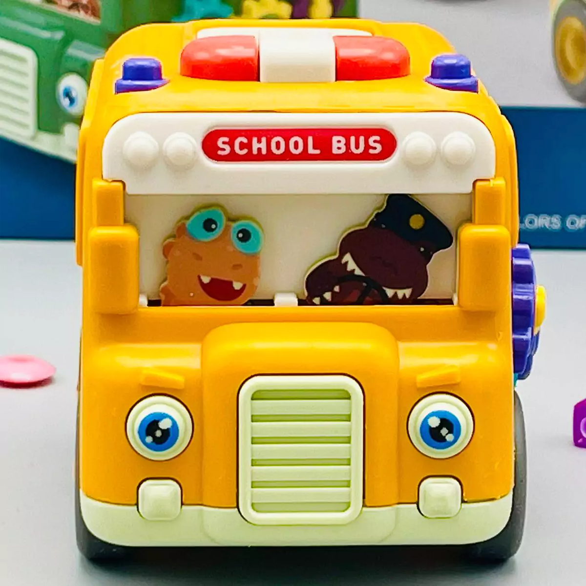 Cartoon School Bus-one