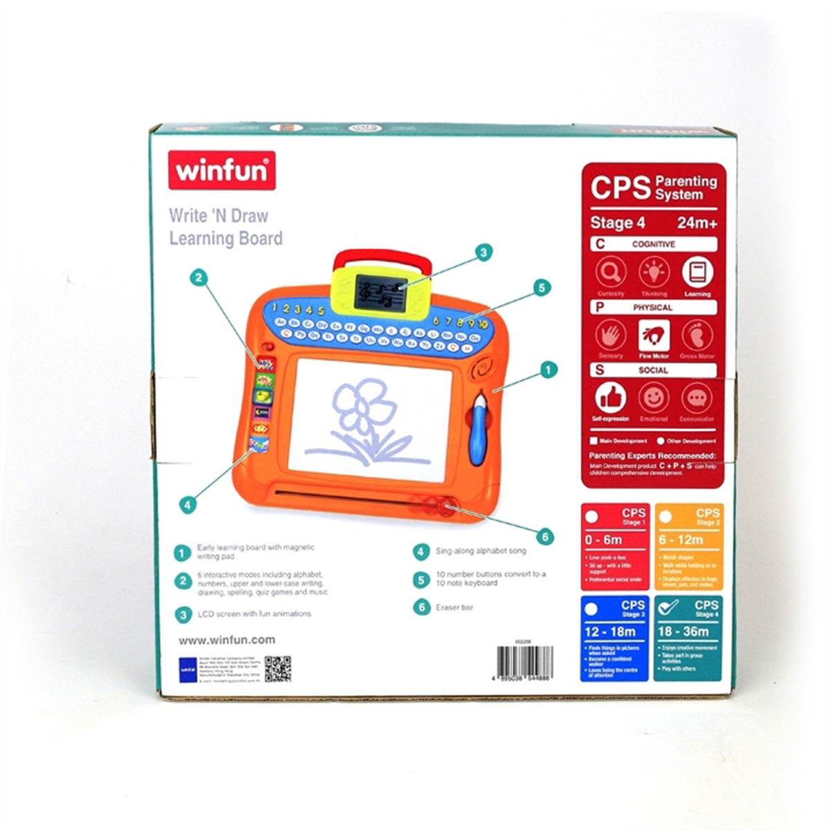 Winfun Write ‘N Draw Learning Board-3