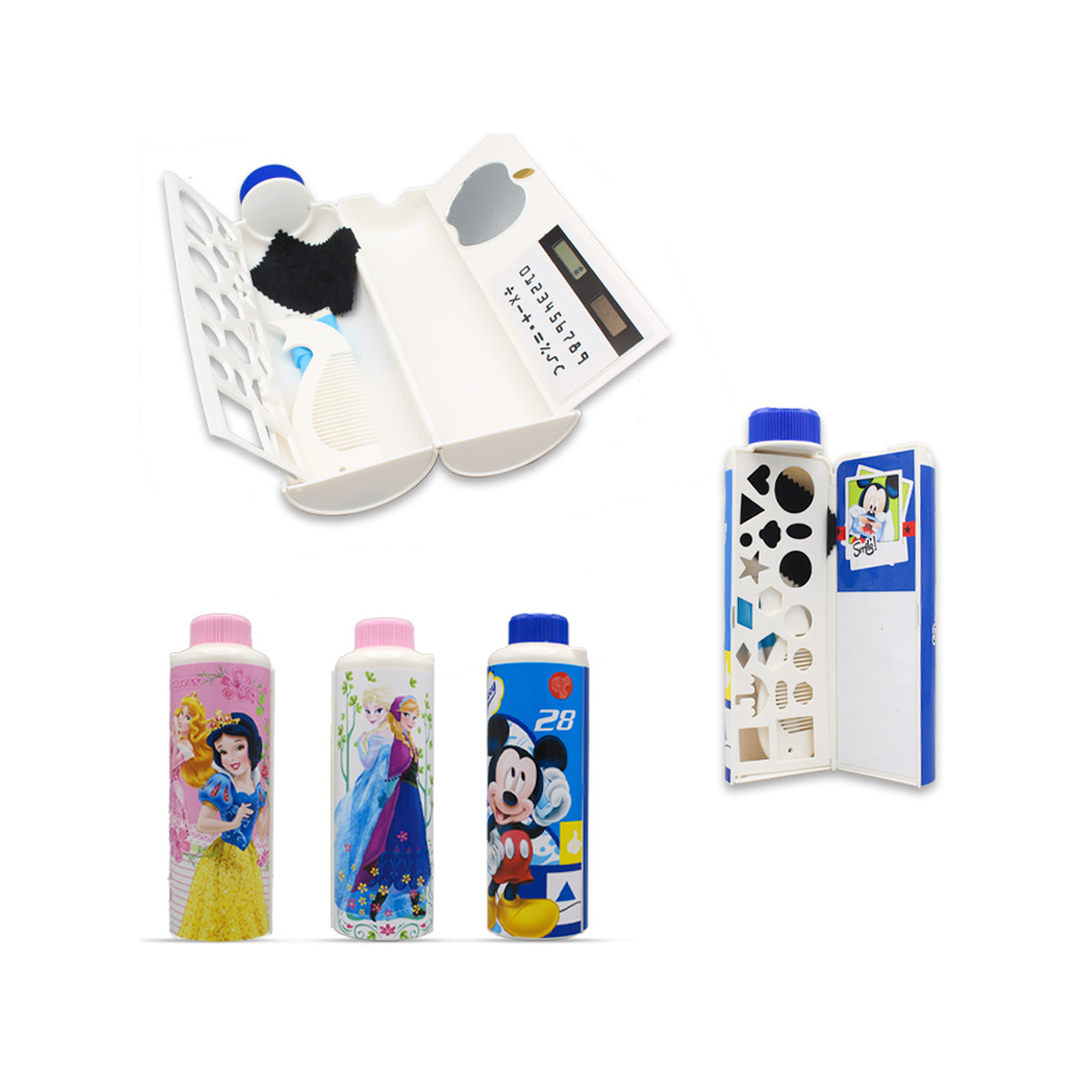 Cartoon Characters Pencil Box with Calculator-3