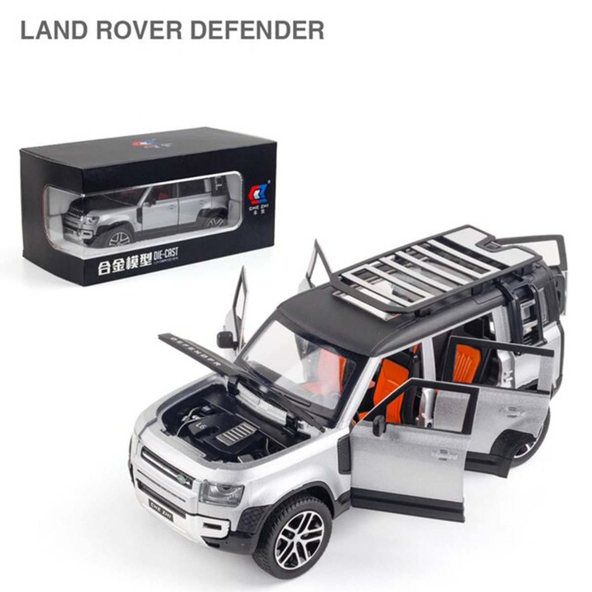 Diecast Range Rover Defender Scale 1:24-4