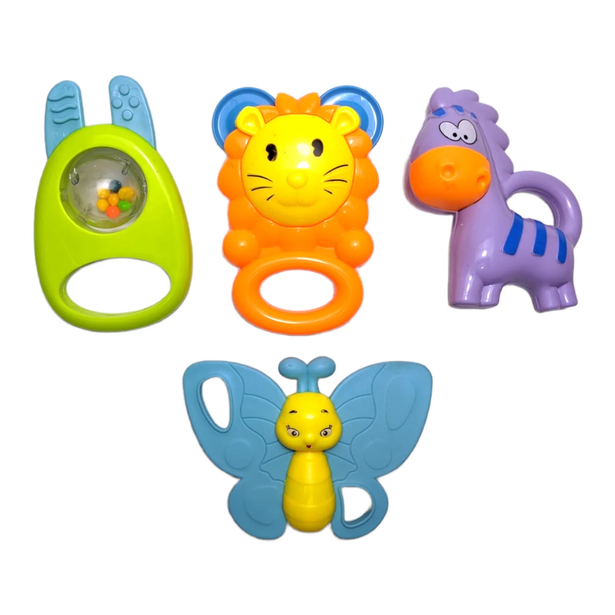 Animal Shaped Rattle Set