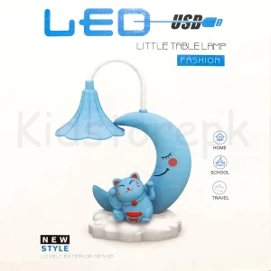 kitty with Moon LED Desk Lamp-4