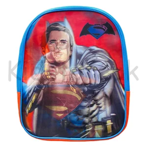 Batman & Superman Printed School Bag For Kids-2