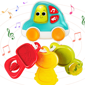 Musical Car Keychain Rattles-3