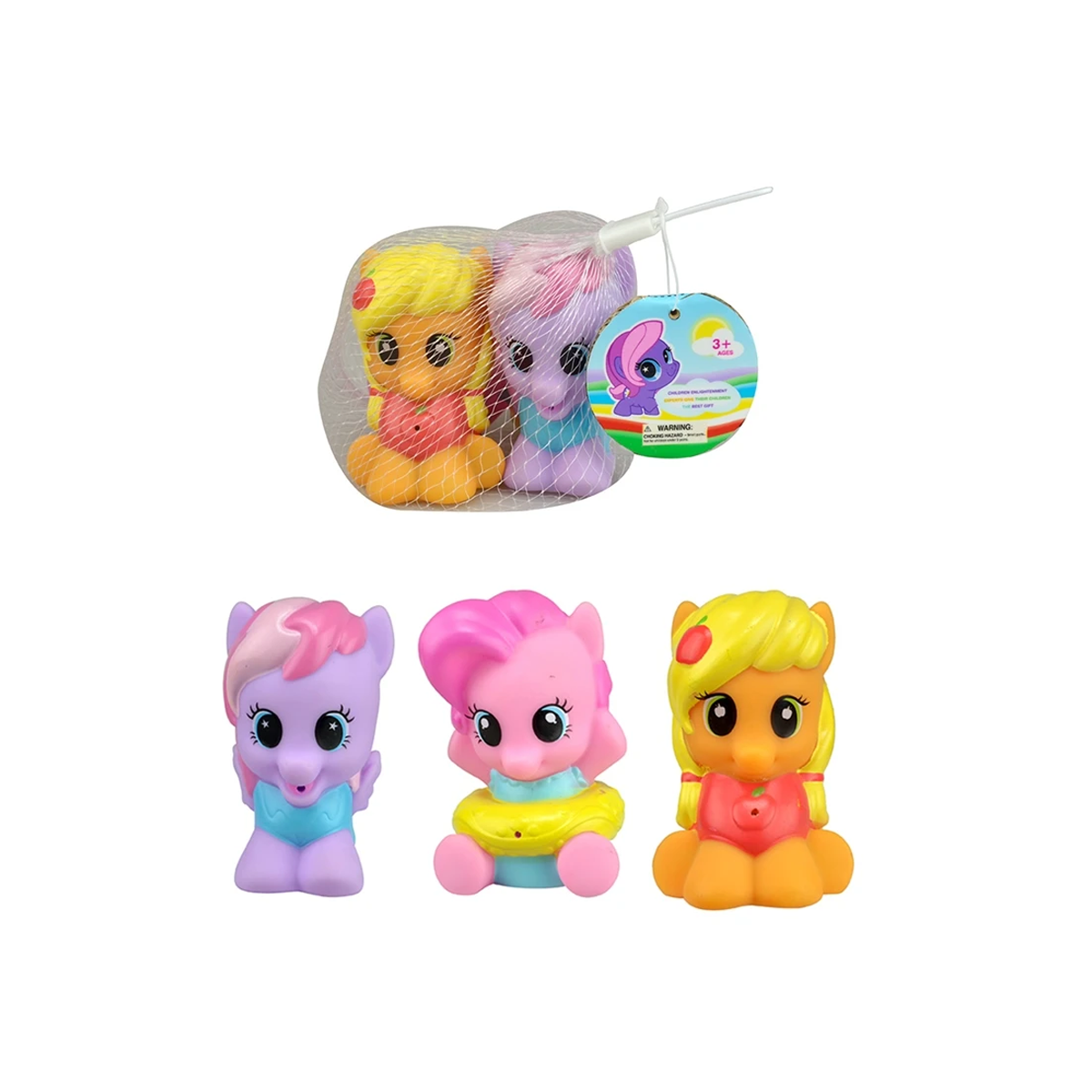 Soft Pack of 3 Unicorn Toys-3