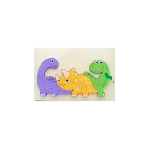 3D Wooden Animal Puzzle Board-1