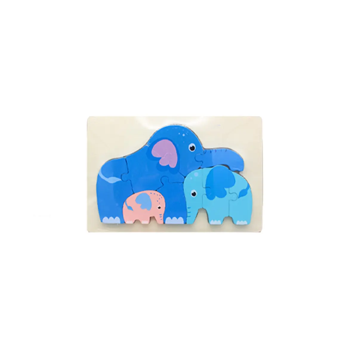 3D Wooden Animal Puzzle Board-2