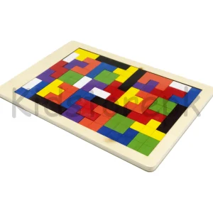 Colorful Wooden Tangram Puzzle