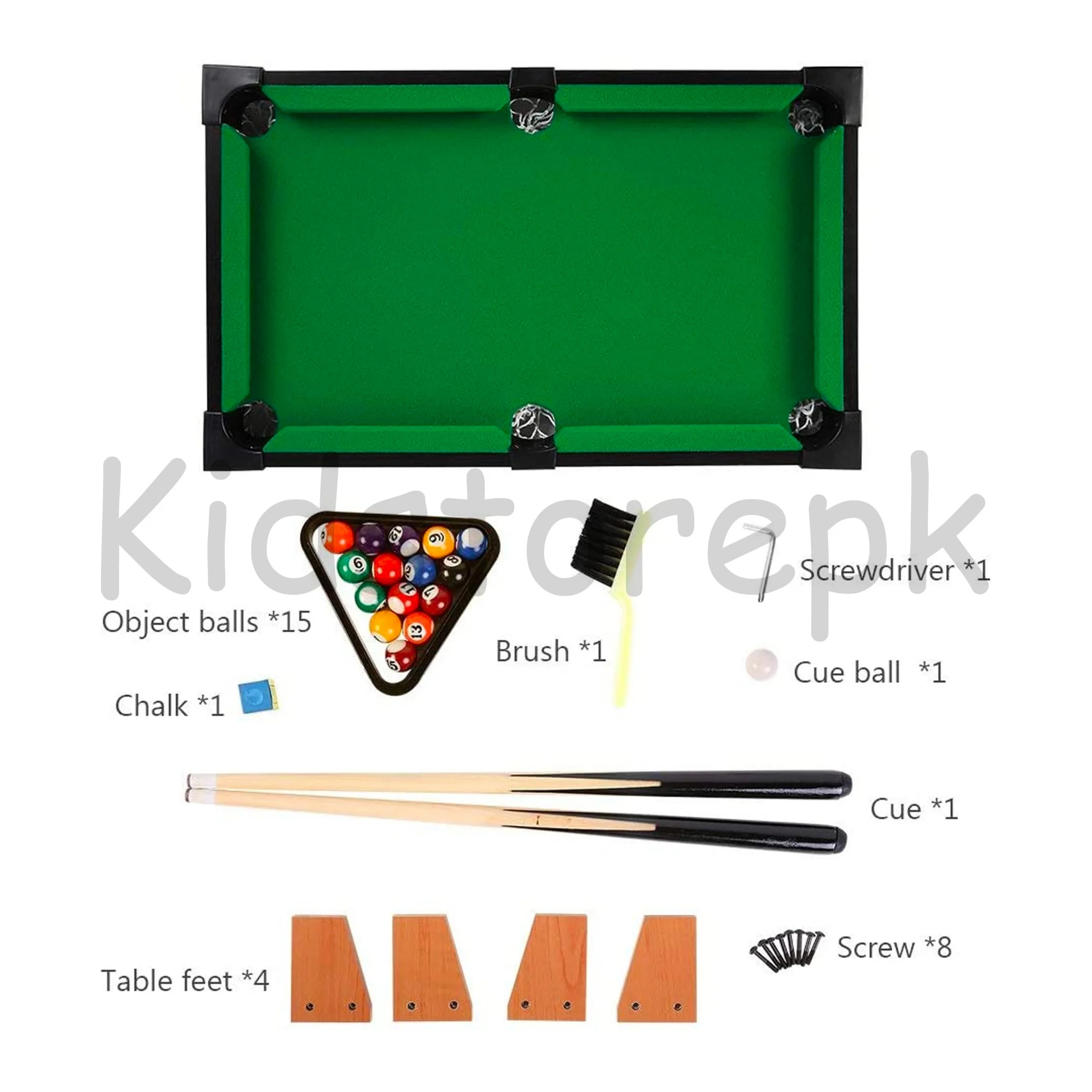 Mini Wooden Pool Ball Table-2