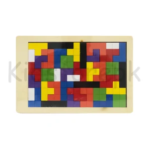 Colorful Wooden Tangram Puzzle-1