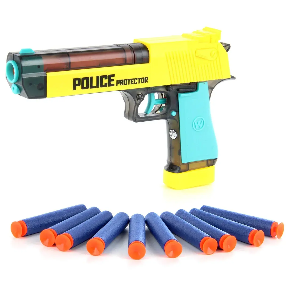 Police Pistol with Suction Darts-2