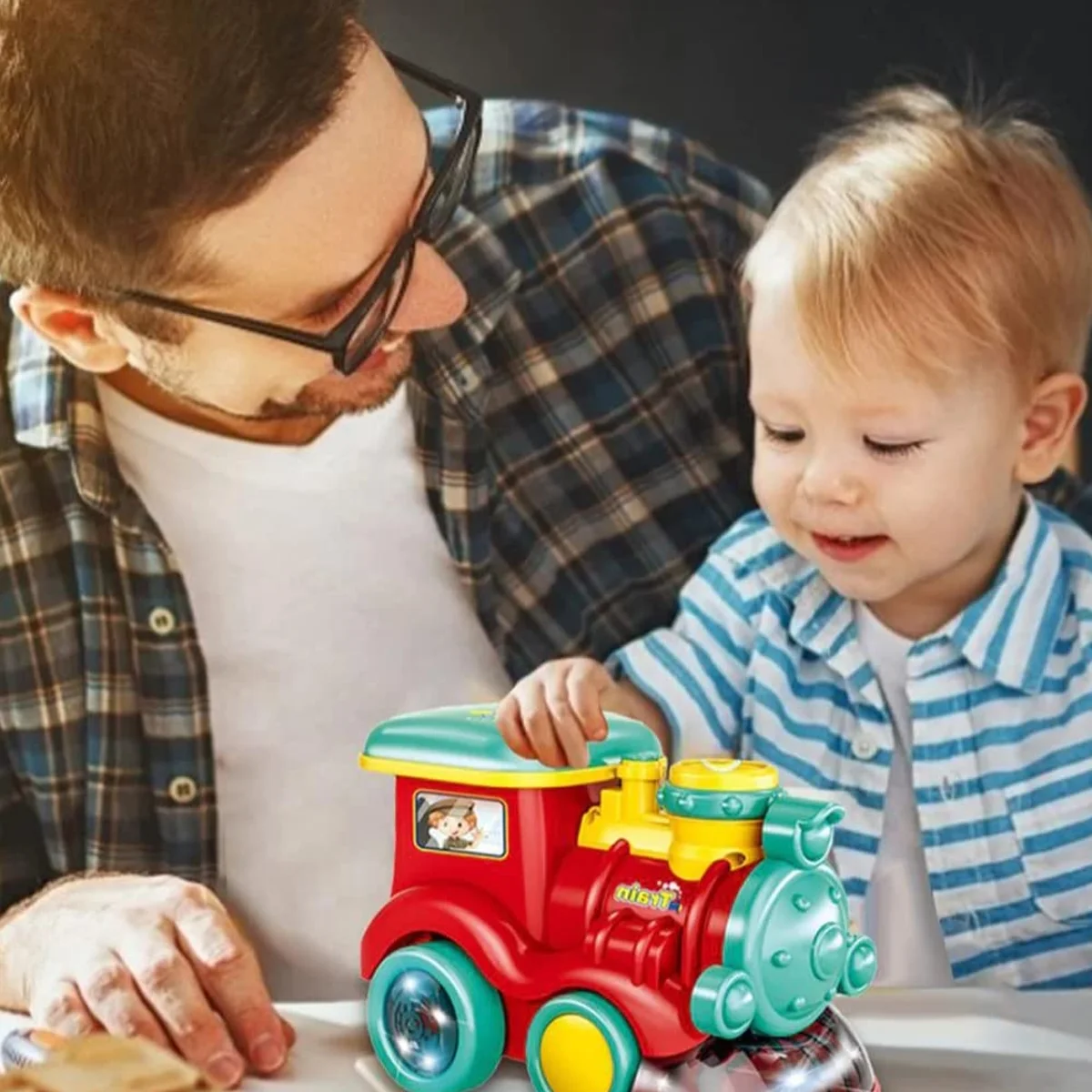 Electric Bubble Making Train