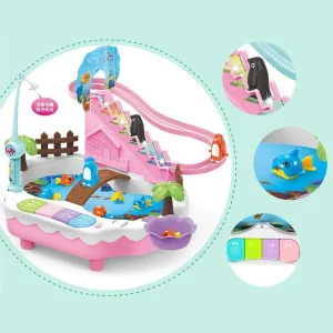 Penguin Climbing Stairs Magnetic Fishing Toy-2